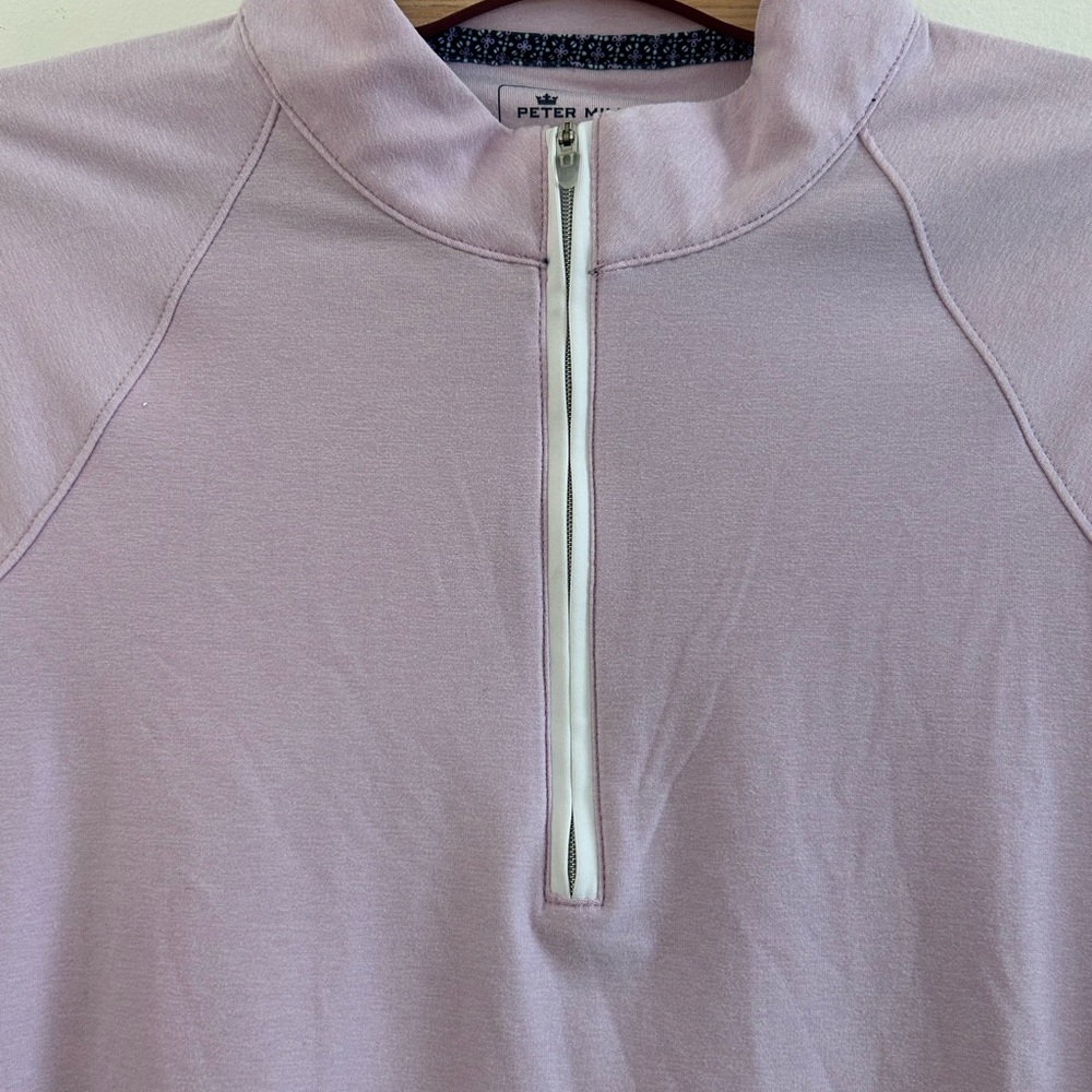 Women’s Peter Millar Golf Pullover Large Purple - image 6